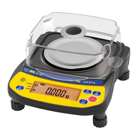 A&D WEIGHING Portable Balance 120x0.001g External Calibration - EJ-123