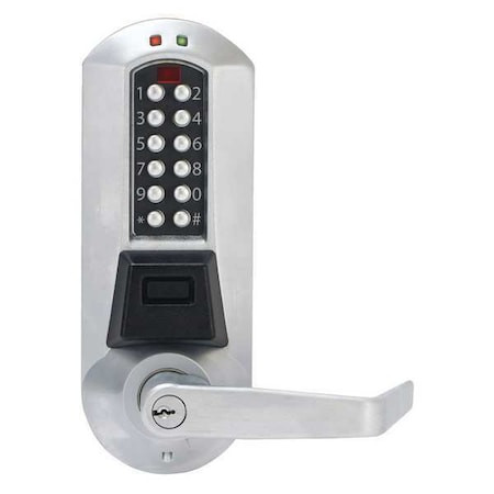 DORMAKABA Electronic Locks,cylindrical,satinchrome - E5710XKWL-626-41