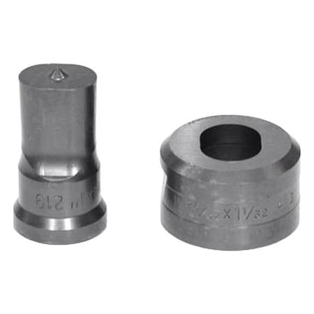 EDWARDS Oblong Punch & Die Set - ED9-PDOB3/4X1