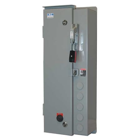 EATON Nema Magnetic Motor Starter, Non-reversing, 1nc/1no, 208v Ac, 3 P - ECN0512EAA-R63/DL30
