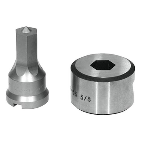 EDWARDS Hex Punch & Die Set - ED9-PDH9/16