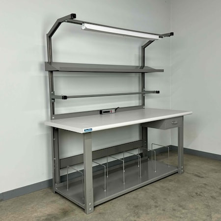 STACKBIN Workbenches, 60" W, 1000 Lb. - C6030BDN-VB