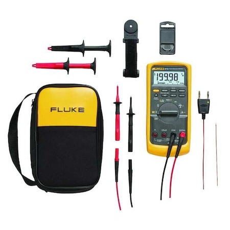 FLUKE Digital Multimeter, Cat Iii 1000v, Cativ 600v, Trms, Instrument Counts 20,000, Max 10 Amps - Fluke-87-V/E2