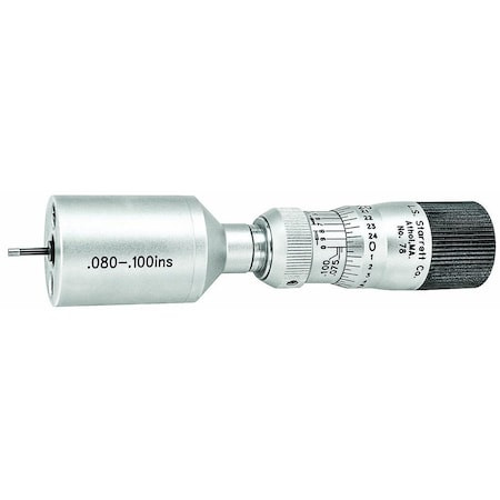 STARRETT Micrometer Inside 080 to 100 Range - 78XTZ-100