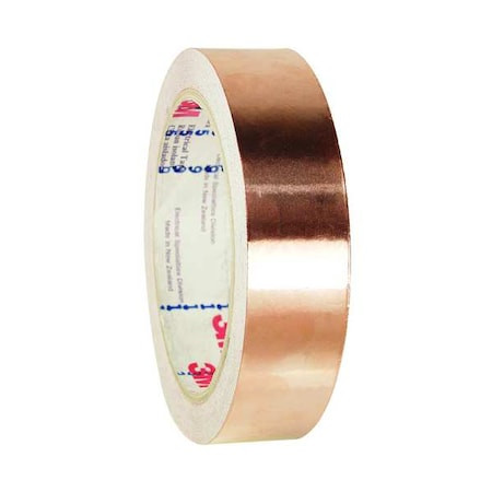 3M Conductiveelectricaltape,brown,18ydl,pk9 - 1182, 1 in x 18 yd