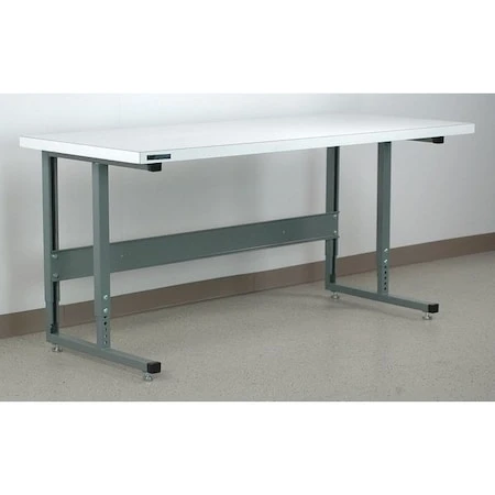 STACKBIN Bolted Workbenches, 60" W, Adjustable Height, 1000 Lb. - E6036-2011