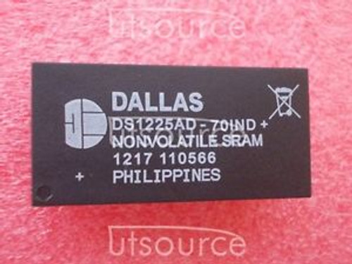 50PCS DS1225AD-70IND  Encapsulation:DIP64k Nonvolatile SRAM