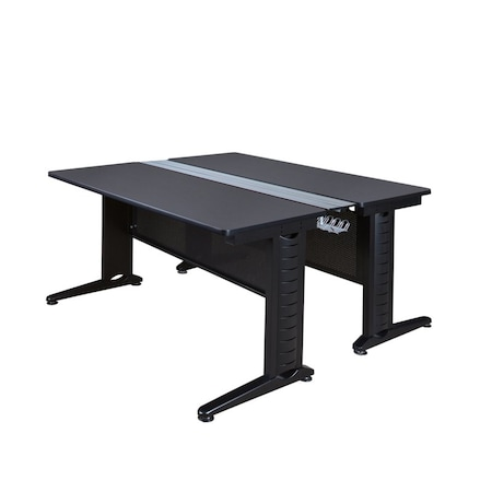 Fusion Benching Systems, 58 D X 29 H, 72 W X Wood, Metal, Grey - MFB7258GY
