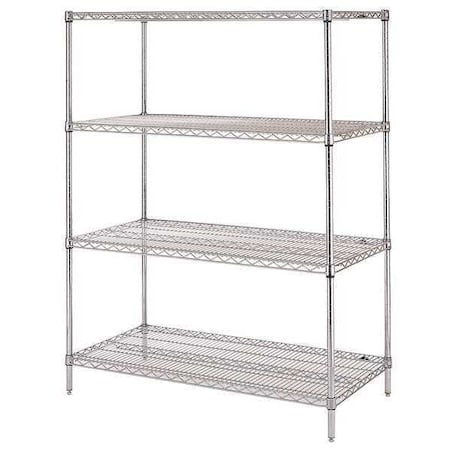 INSTOCK Metal Shelving,10 Ga.,36" W,24" D - GRJ2436-74C