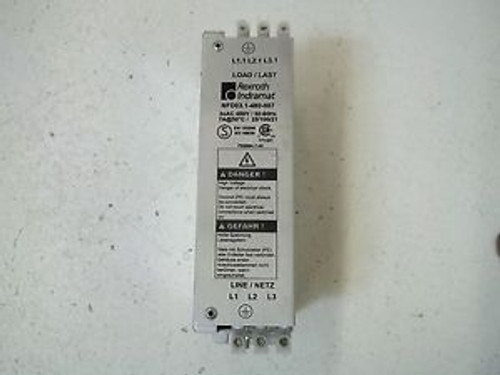 REXROTH INDRAMAT NFD03.1-480-007 POWER LINE FILTER USED