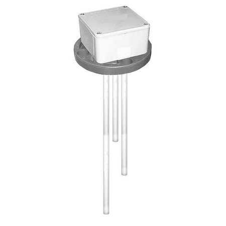 LUMENITE Liquidlvlprobe,pc,12"/18"/24"prob,flange - PHP33EP15T12",18",24"