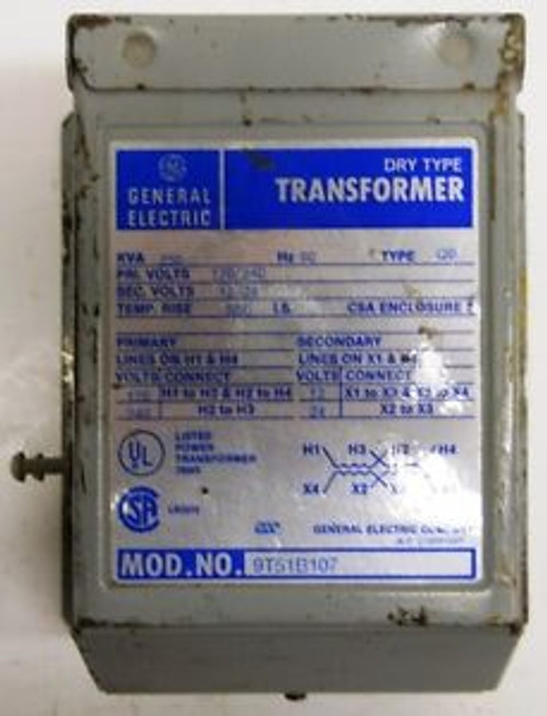 GENERAL ELECTRIC TRANSFORMER #9T51B107