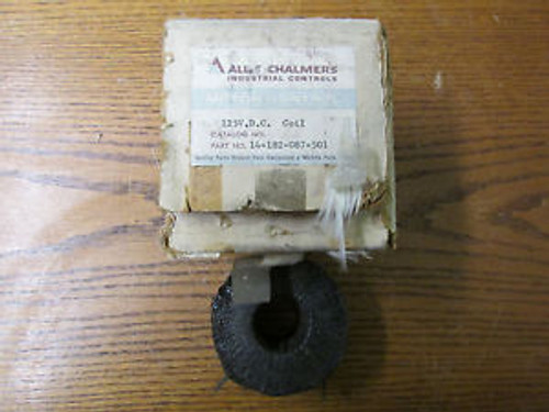 NEW NOS Allis Chalmers 14-182-087-501 Coil 125 Volts D/C