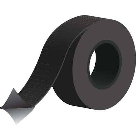 N/A Fiberglass Strip, 72 Ft L, 3 in W, 0.003 in Thick, Adhesive Backing, 500 Degrees F Max Temp, Black - 400III-100BS-0324