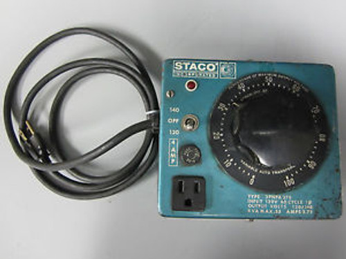 Staco Variable Auto Transformer 3PNPA 375 93D