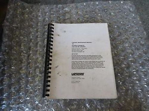 CINCINNATI MILACRON ARROW 500 VICKERS ACRAMATIC 2100 MC MAINTENANCE MANUAL