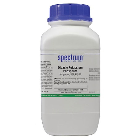 SPECTRUM Dibasic K Phspht,anhdrs,usp,ep,bp,2.5kg - PO204-2.5KG