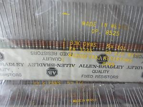 NOS 1000PCS ALLEN BRADLEY 33K-1/2W-5% RC20GF333J CARBON COMP RESISTOR