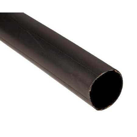 3M Adhesive Lined Heat Shrink Tube, Thin Wall, 2.5 1 I.d. Shrink Ratio, 0.25 in I.d. Before Shrinking - MW-1/4-6"-BLACK-10-10 PC PKS