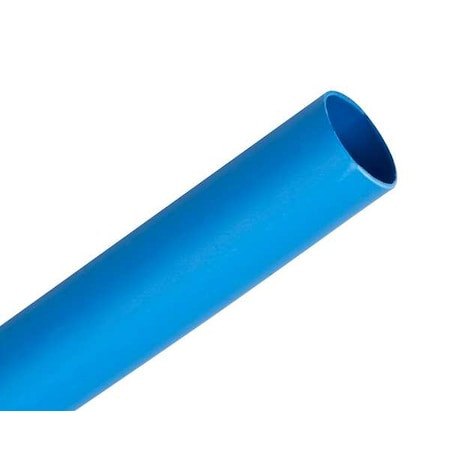 3M Heat Shrink Tube, Thin Wall, 2 1 I.d. Shrink Ratio, 0.13 in I.d. Before Shrinking, Blue, 500 Ft - FP301-1/8-500'-BLUE-SPOOL