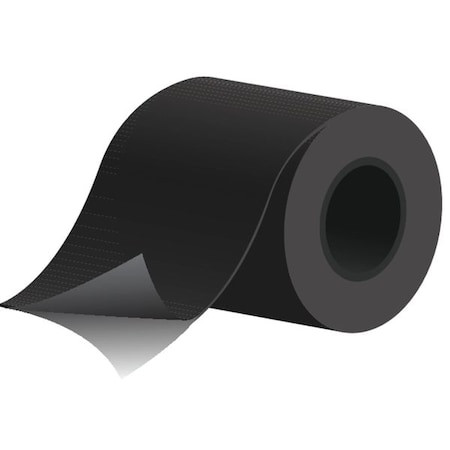 N/A Fiberglass Sheet, 54 Ft L, 15 in W, 0.005 in Thick, Plain Backing, 500 Degrees F Max Temp, Black - 400V-100AS-1518
