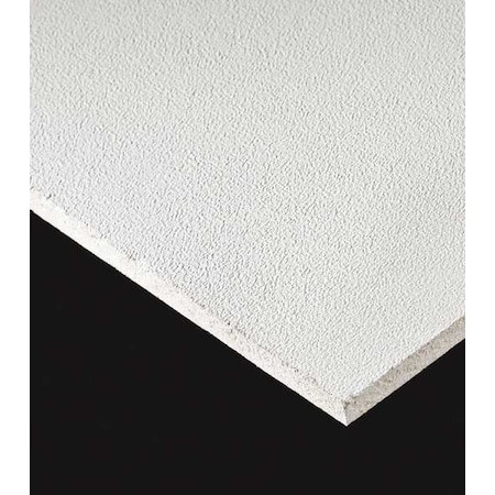 ARMSTRONG Kitchen Zone(tm) Ceiling Tile, 24 in W X 48 in L, Square Lay-in, 15/16 in Grid Size, 12 Pk - 672