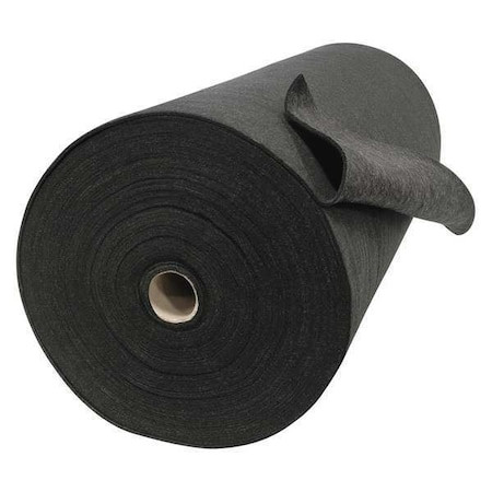 STEINER Welding Blanket Roll, Carbon Fiber, 50 Ft. W., 4 Ft. H., 16 Oz/sq Yd, Without Grommet, Black - 316-48R