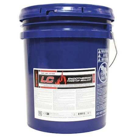 STI FIRESTOP Series Lc Endothermic Sealant, 5 Gal, Red, Latex Base - LC155W