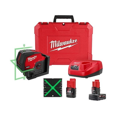MILWAUKEE TOOL Laser and Battery - 3622-21, 48-11-2440