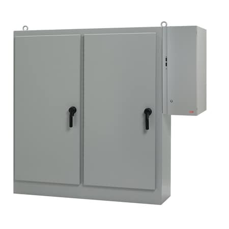 NVENT HOFFMAN Sequestr External Disconnect Package, Type 12, 90.12x40.25x24.12, Gray - A90XD4024FTCLPG