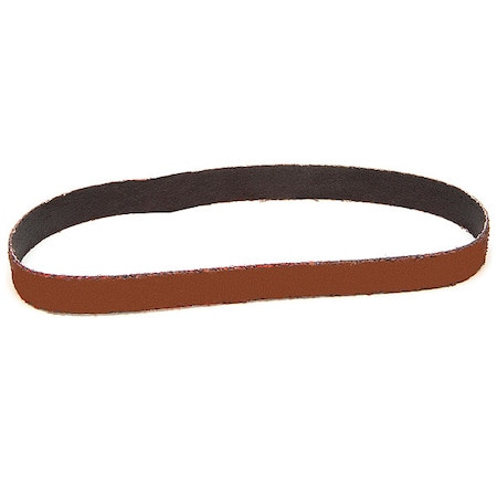 3M Sanding Belt, Coated, Ceramic, 80 Grit, Not Applicable, 767f, Maroon