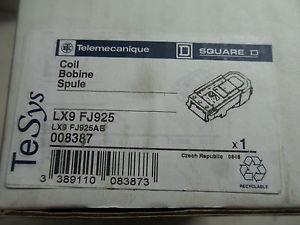 (Q10-4) 1 New TELEMECANIQUE LX9-FJ925 COIL