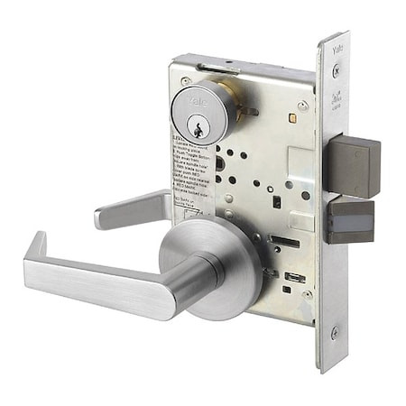 ASSA ABLOY ACCENTRA Mortise Lockset,mechanical,entrance - 8847FL AUR 626 RH LC