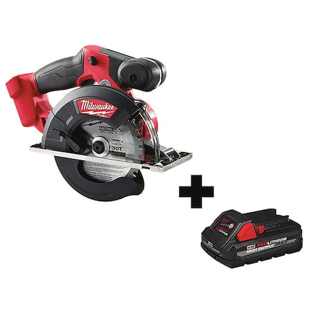 MILWAUKEE TOOL M18 Fuel Metal Cutting Circular Saw + M18 High Output Cp3.0 Battery - 2782-20, 48-11-1835