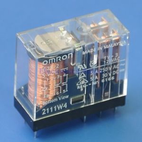 50x OMRON 5 Amp DPDT Power Relay G2R-2 5V DC.