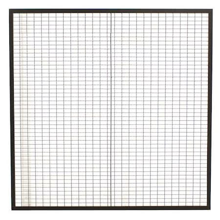 WIRECRAFTERS Physical Barrier Panel,8 Ft X 5ft,enamel - 85