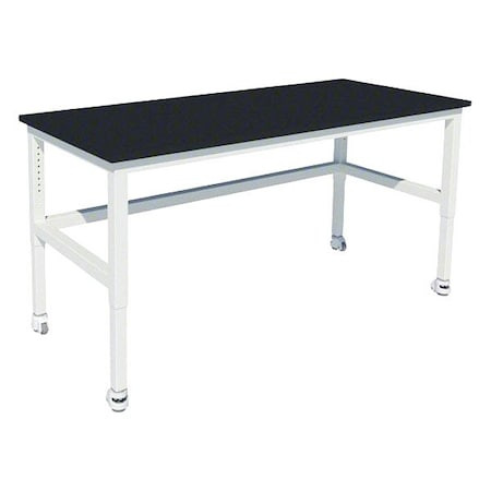 INSTOCK Heavy Duty Table, Steel, Steel Frame, Petal White - GRHD-7230-HCAP-2