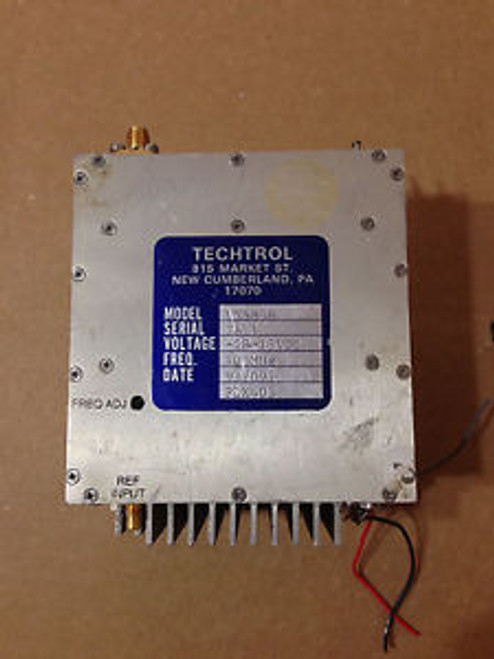 TECHTROL MICROWAVE LNS838 100MHz OSCILLATOR PLX403 +28-15VDC