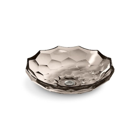 KOHLER Briolette Vessel Faceted Glass Bathr - K-2373-TG3