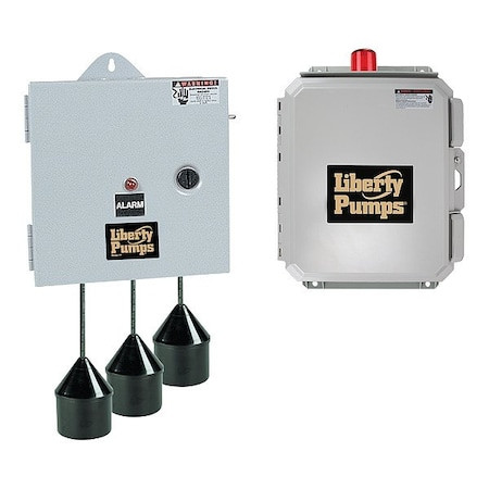 LIBERTY PUMPS Duplexcontrolpanel,1.6 to 2.5a,three - AE54=3-121-5