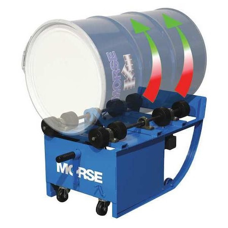 MORSE Drm Rlr,lift/tilt to Load,55gal,28in Dia - 201VS-1