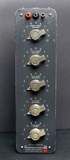 GR General Radio 1432-N 5-Dial Decade Resistor 0.1 ohm - 11111 Ohms