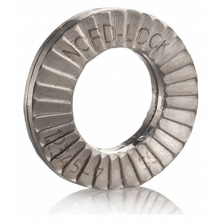 NORD-LOCK Wedge Lock Washer, for Screw Size M24 316 Stainless Steel, Plain Finish, 50 Pk - 2737