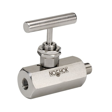 NOSHOK Needle Valve,1-1/4" Npt Mxf,sta - 410-MFS
