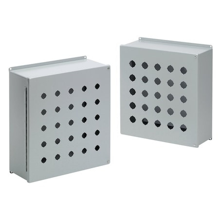 NVENT HOFFMAN Captive Screws Electrical Enclosures, 11 in H, 6 in D, 7-1/2 in W, Nema 12, Steel - E6PBY25