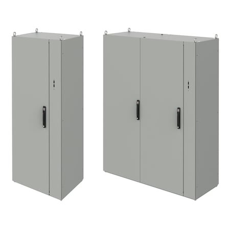 NVENT HOFFMAN Proline G2 Disconnect Packages, Type 12, 1600x1200x500mm, Lt Gray, Ste - P2KDL16125