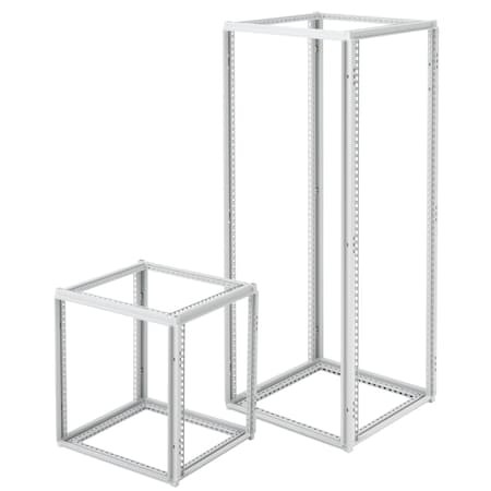 NVENT HOFFMAN Single-bay Frames, 2000x600x600mm, Lt Gray, Steel - PF2066