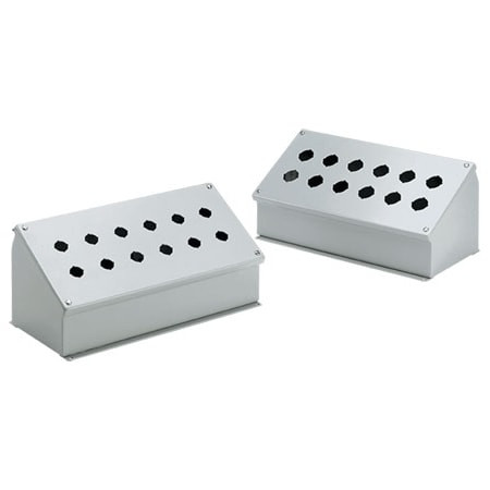NVENT HOFFMAN Captive Screws Electrical Enclosures, 14 in H, 10.12 in D, 13 in W, Nema 12, Steel - E25PBAM