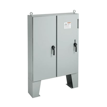 NVENT HOFFMAN 3 Point Latch with Padlock Handle Electrical Enclosures, 60.12 in H, 18.12 in D, 49-3/4 in W, 12 - A60X4918LPFTCG
