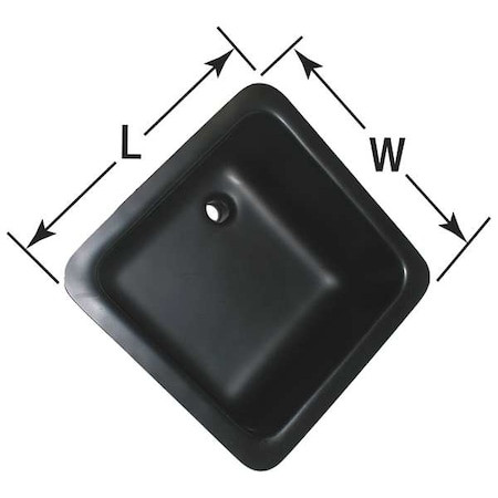 ORION Laboratory Sink 18 in X 23 In, 1, Above or Below, High Density Polyethylene - ARLS 17